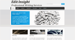 Desktop Screenshot of editinsight.com